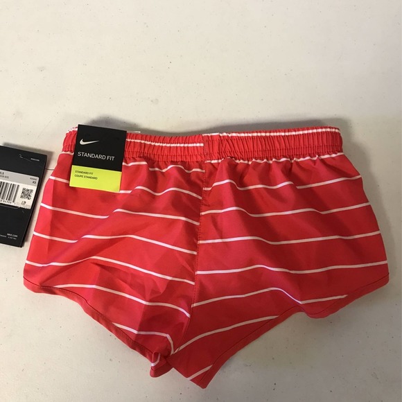 Nike Girls XS Dri-Fit Tempo Sprinter Side Stripe Running Shorts - Picture 3 of 4